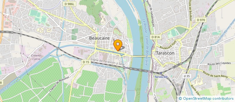 localisation de l'entreprise FIRMIN / DOLORES  BEAUCAIRE