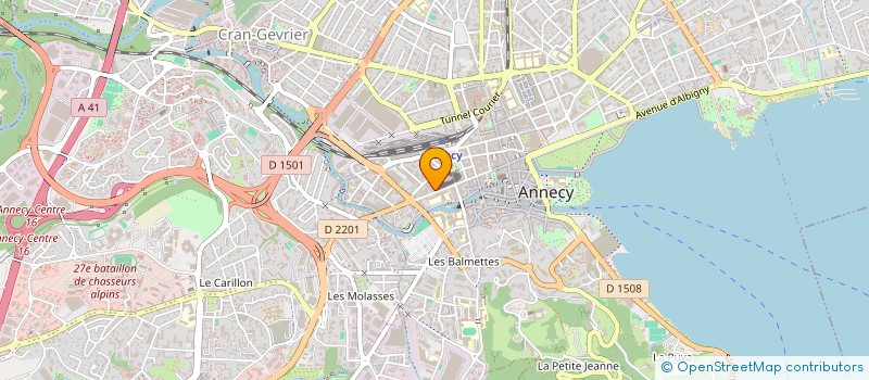 localisation de l'entreprise FIRMS à ANNECY