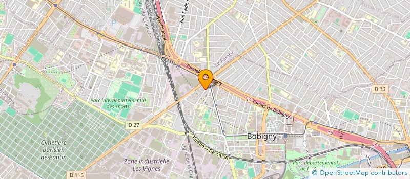 localisation de l'entreprise FIRODIL à BOBIGNY