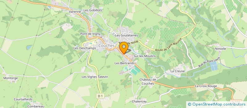 localisation de l'entreprise FIROMAX à COUCHES