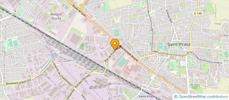 localisation de l'entreprise FIRPLAST à SAINT-PRIEST