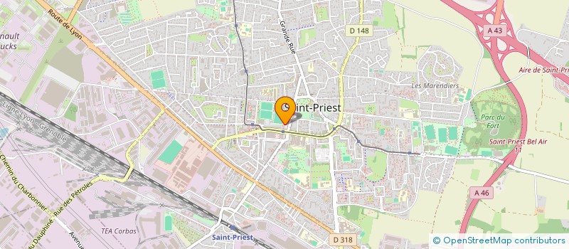 localisation de l'entreprise FIRST 1  SAINT-PRIEST