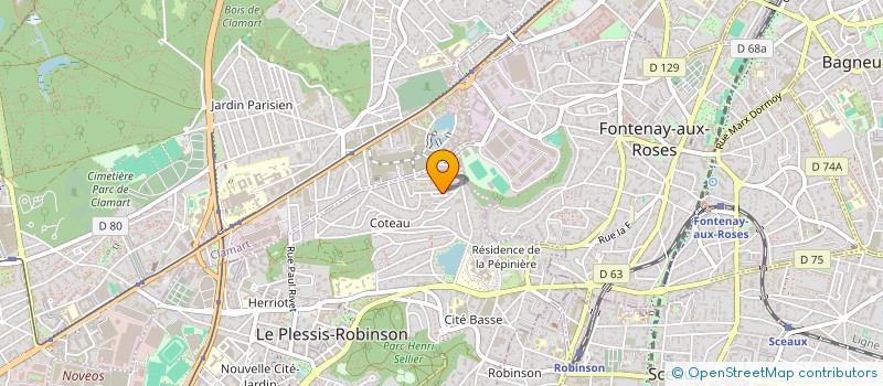 localisation de l'entreprise FIRST 2000 à LE PLESSIS-ROBINSON
