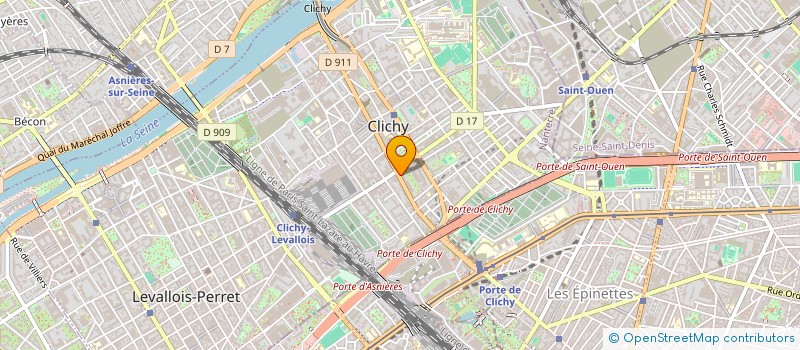 localisation de l'entreprise FIRST à CLICHY