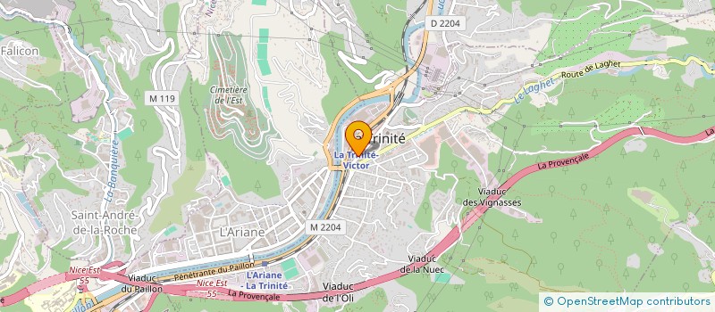localisation de l'entreprise FIRST à LA TRINITE