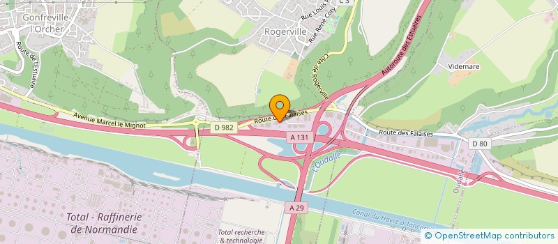 localisation de l'entreprise FIRST  ROGERVILLE