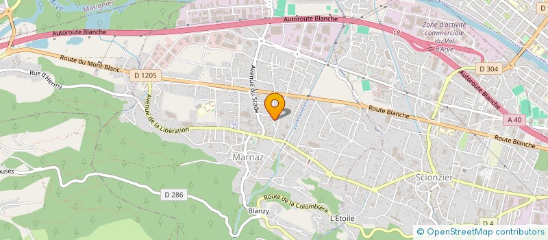 localisation de l'entreprise FIRST  MARNAZ