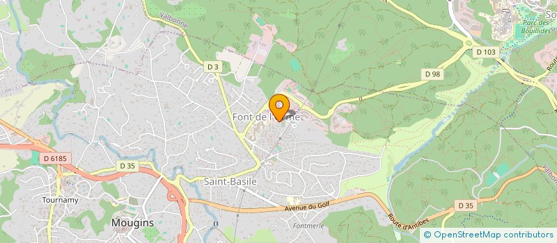 localisation de l'entreprise FIRST à MOUGINS