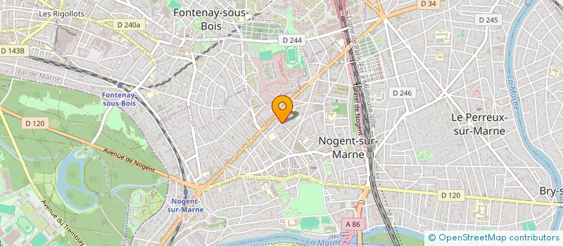 localisation de l'entreprise FIRST  NOGENT-SUR-MARNE