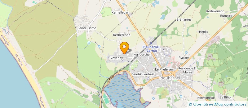 localisation de l'entreprise FIRST  PLOUHARNEL