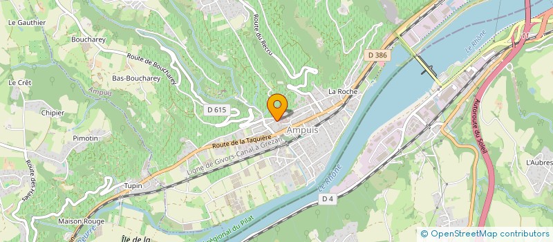 localisation de l'entreprise FIRST  AMPUIS