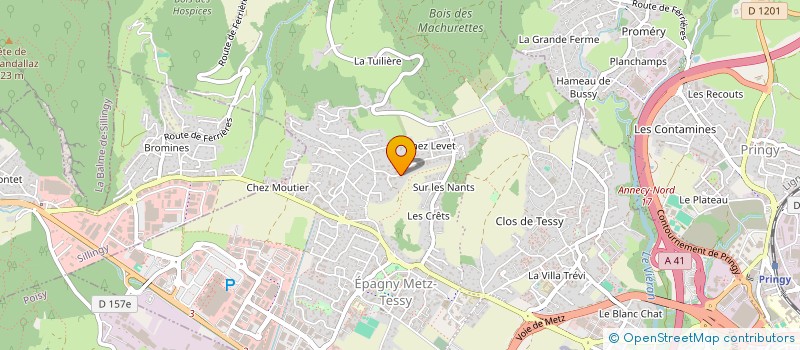 localisation de l'entreprise FIRST  EPAGNY METZ-TESSY