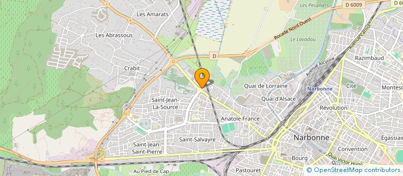 localisation de l'entreprise FIRST ALU à NARBONNE