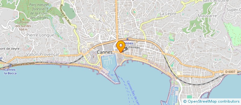 localisation de l'entreprise FIRST AVENUE à CANNES