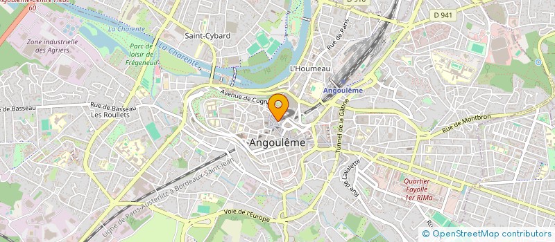 localisation de l'entreprise FIRST BY LAURENCE à ANGOULEME