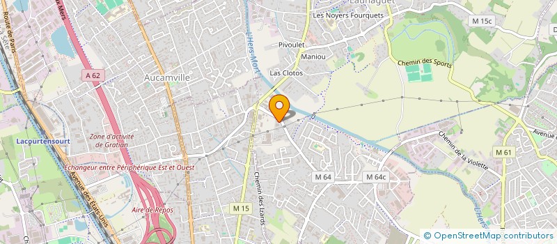 localisation de l'entreprise FIRST CARROSSERIE à LAUNAGUET