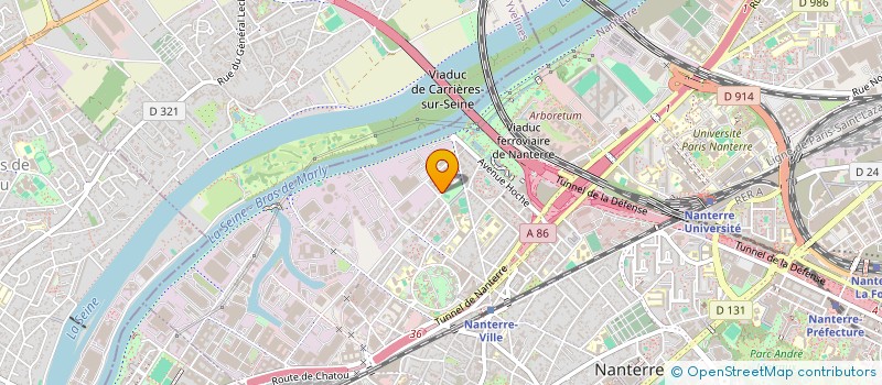 localisation de l'entreprise FIRST CARROSSERIE  NANTERRE