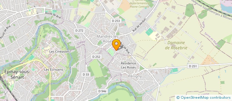 localisation de l'entreprise FIRST CLASS à MANDRES-LES-ROSES