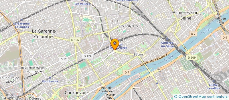 localisation de l'entreprise FIRST CLASS COMMUNICATION à COURBEVOIE