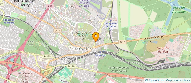 localisation de l'entreprise FIRST CLASS SERVICES F.C.S  SAINT-CYR-L'ECOLE