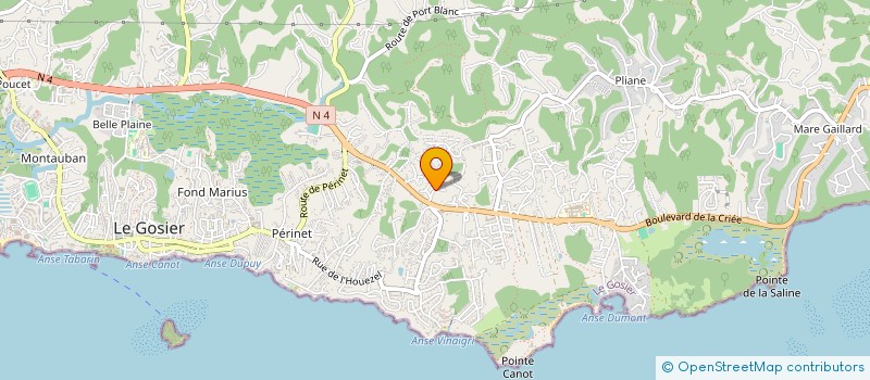 localisation de l'entreprise FIRST COLLEGE  LE GOSIER