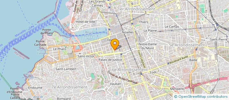 localisation de l'entreprise FIRST COM à MARSEILLE