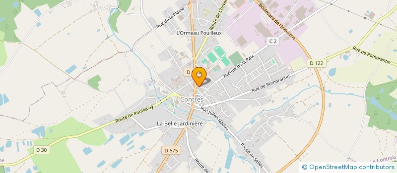 localisation de l'entreprise FIRST CONDUITE CONTRES  LE CONTROIS-EN-SOLOGNE