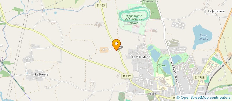 localisation de l'entreprise FIRST CONSTRUCTION  CHATEAUBRIANT