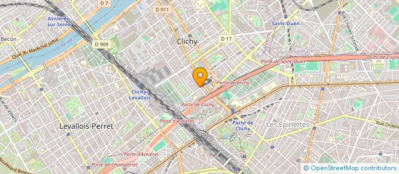 localisation de l'entreprise FIRST DRIVE à CLICHY