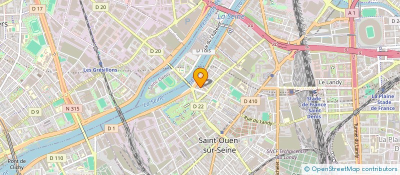 localisation de l'entreprise FIRST ECS à SAINT-OUEN-SUR-SEINE