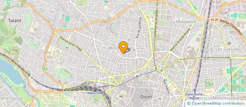 localisation de l'entreprise FIRST EN LANGUES  DIJON