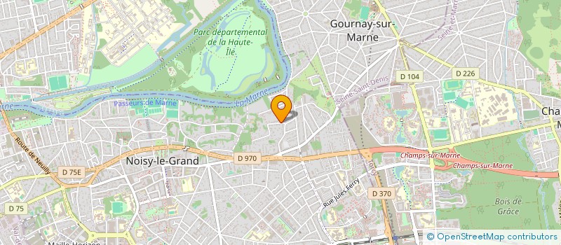 localisation de l'entreprise FIRST FITNESS DISTRIBUTION  NOISY-LE-GRAND