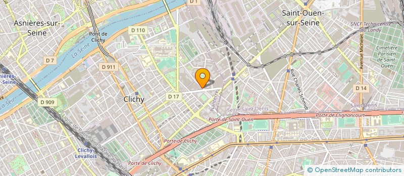 localisation de l'entreprise FIRST HOLDING à CLICHY