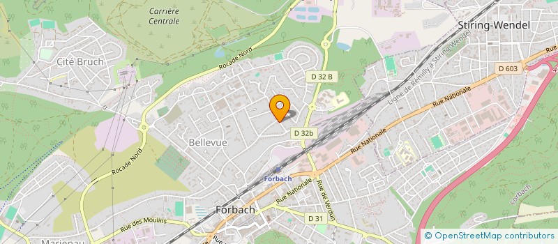 localisation de l'entreprise FIRST HOLDING  FORBACH