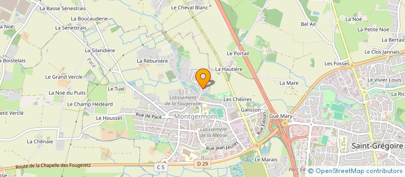 localisation de l'entreprise FIRST IMMO  SAINT-GREGOIRE