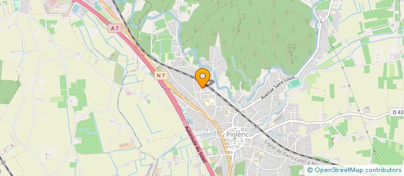 localisation de l'entreprise FIRST IMPACT ORANGE à PIOLENC