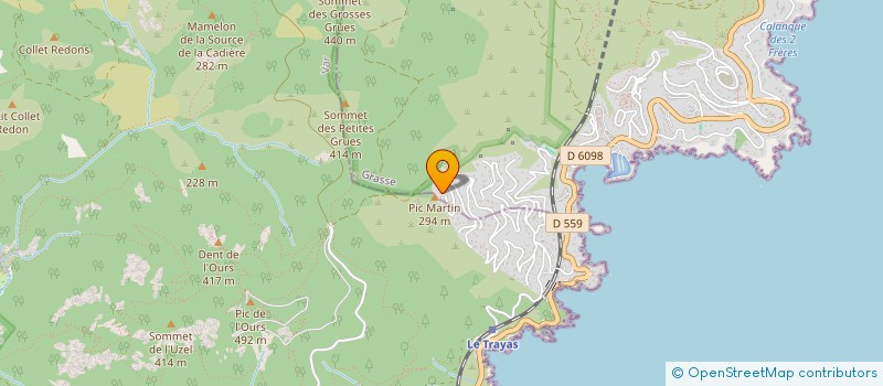 localisation de l'entreprise FIRST IMPRESSION CONSTRUCTION  THEOULE-SUR-MER