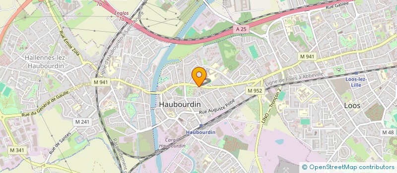 localisation de l'entreprise FIRST INVEST à HAUBOURDIN
