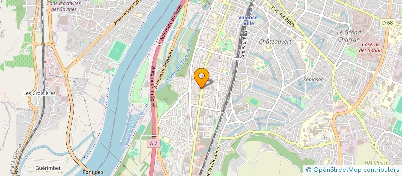 localisation de l'entreprise FIRST KAR à VALENCE