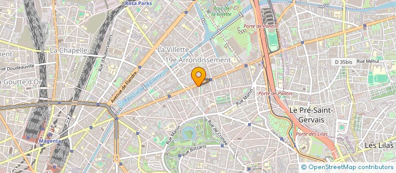 localisation de l'entreprise FIRST LOGISTIQUE à PARIS