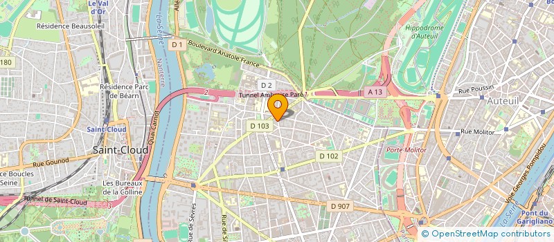 localisation de l'entreprise FIRST MEDIA COMMUNICATION à BOULOGNE-BILLANCOURT
