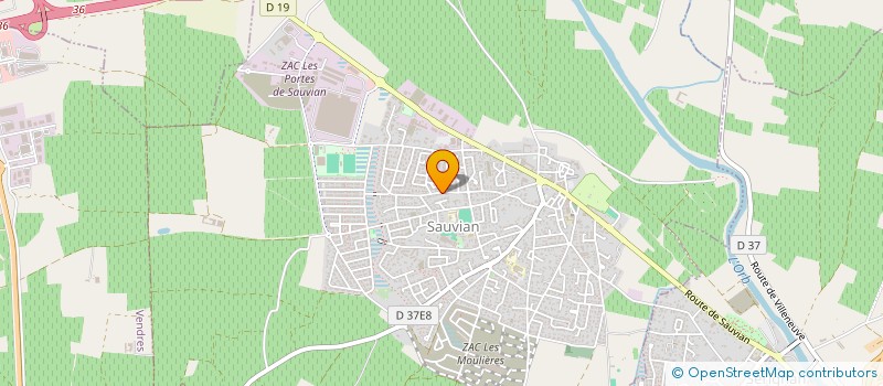 localisation de l'entreprise FIRST MEDICAL  SAUVIAN