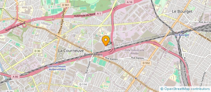 localisation de l'entreprise FIRST METAL  LA COURNEUVE