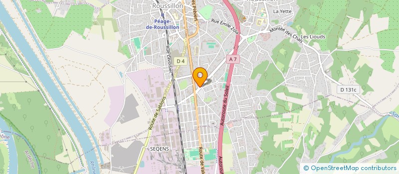 localisation de l'entreprise FIRST MOBILE à ROUSSILLON