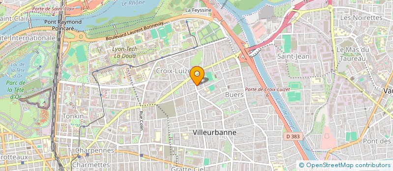 localisation de l'entreprise FIRST NETWORK  VILLEURBANNE