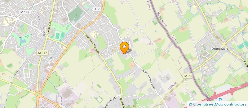 localisation de l'entreprise FIRST NUMERIQUE  HALLUIN