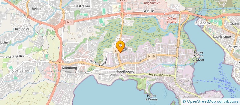 localisation de l'entreprise FIRST OCCASIONS  BAIE-MAHAULT