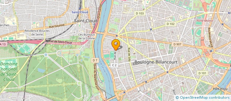 localisation de l'entreprise FIRST ONE à BOULOGNE-BILLANCOURT