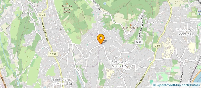 localisation de l'entreprise FIRST ONE IMMOBILIER  SAINT-CYR-AU-MONT-D'OR