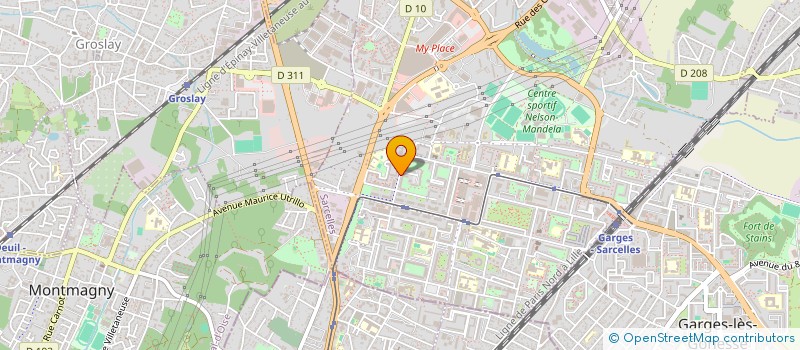 localisation de l'entreprise FIRST OPTIC  SARCELLES